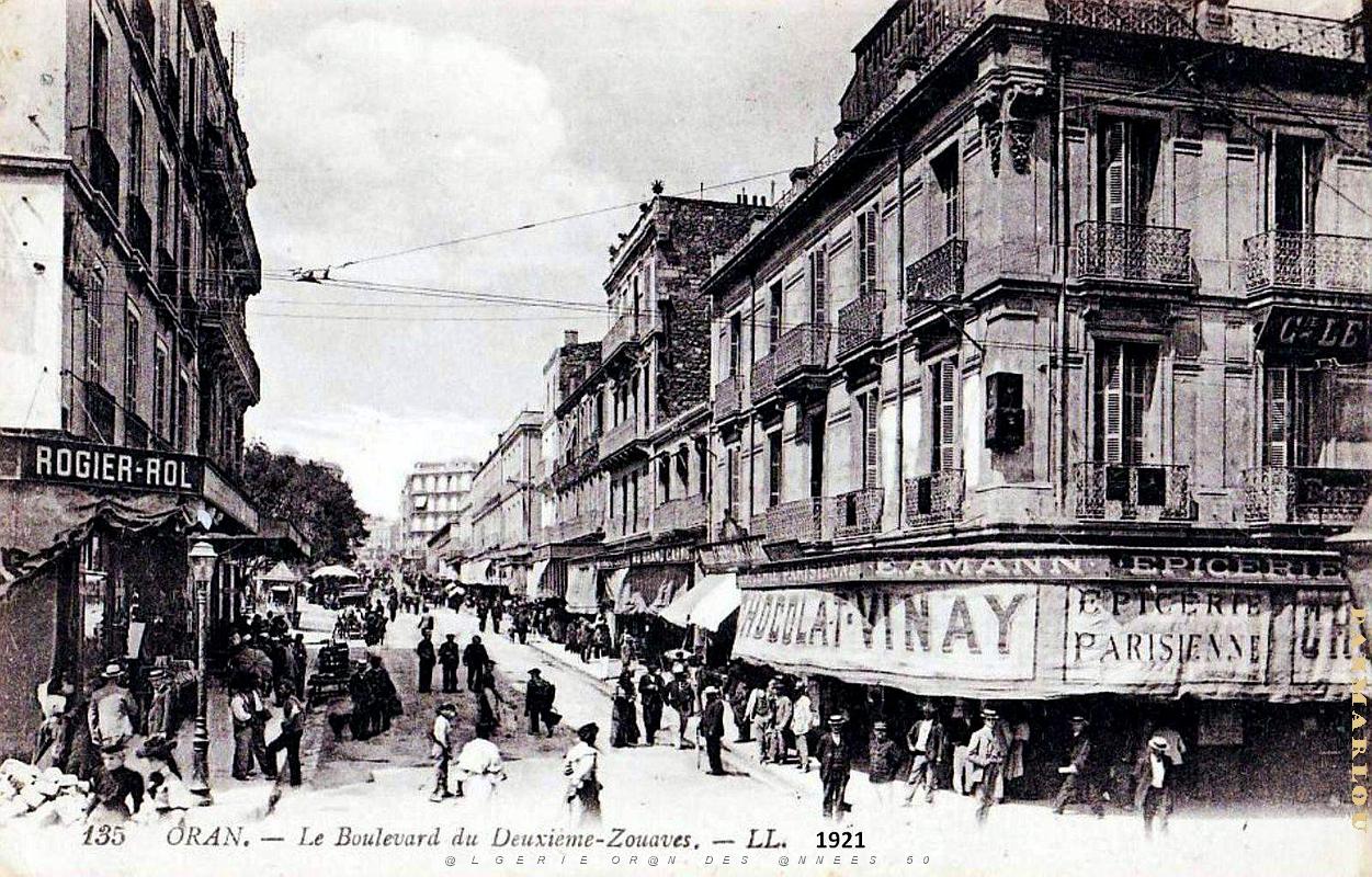 Oran - Boulevard du 2e Zouaves - 1921.jpg